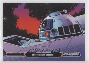 2015 Topps Star Wars Illustrated: The Empire Strikes Back - [Base] #46 - Set Course for Dagobah