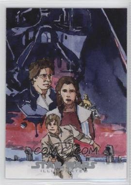 2015 Topps Star Wars Illustrated: The Empire Strikes Back - One-Sheet Reimagined #MP-9 - Doug Cowan