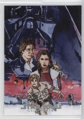 2015 Topps Star Wars Illustrated: The Empire Strikes Back - One-Sheet Reimagined #MP-9 - Doug Cowan