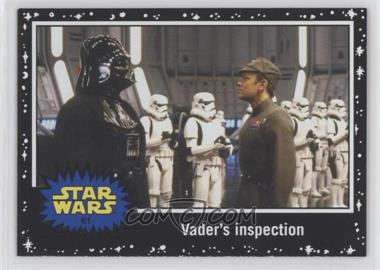 2015 Topps Star Wars: Journey to The Force Awakens - [Base] - Black Starfield #61 - Return of the Jedi - Vader's inspection