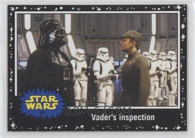 2015 Topps Star Wars: Journey to The Force Awakens - [Base] - Black Starfield #61 - Return of the Jedi - Vader's inspection