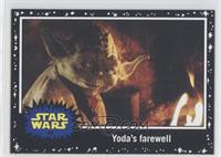 Return of the Jedi - Yoda's farewell