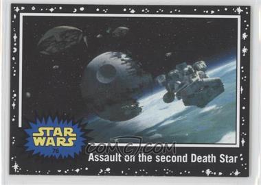 2015 Topps Star Wars: Journey to The Force Awakens - [Base] - Black Starfield #76 - Return of the Jedi - Assault on the second Death Star