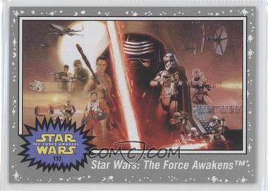 2015 Topps Star Wars: Journey to The Force Awakens - [Base] - Death Star Silver #110 - The Force Awakens - Star Wars: The Force Awakens