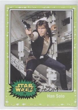 2015 Topps Star Wars: Journey to The Force Awakens - [Base] - Jabba Slime Green Starfield #28 - A New Hope - Han Solo