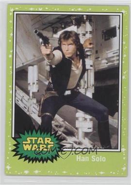 2015 Topps Star Wars: Journey to The Force Awakens - [Base] - Jabba Slime Green Starfield #28 - A New Hope - Han Solo