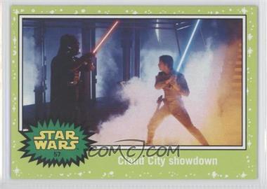 2015 Topps Star Wars: Journey to The Force Awakens - [Base] - Jabba Slime Green Starfield #57 - The Empire Strikes Back - Cloud City showdown