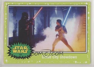 2015 Topps Star Wars: Journey to The Force Awakens - [Base] - Jabba Slime Green Starfield #57 - The Empire Strikes Back - Cloud City showdown