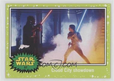 2015 Topps Star Wars: Journey to The Force Awakens - [Base] - Jabba Slime Green Starfield #57 - The Empire Strikes Back - Cloud City showdown