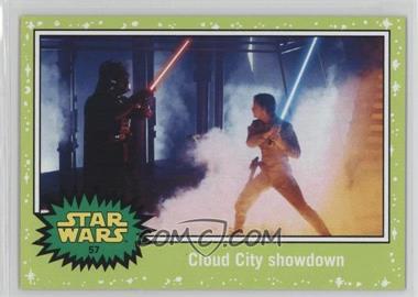 2015 Topps Star Wars: Journey to The Force Awakens - [Base] - Jabba Slime Green Starfield #57 - The Empire Strikes Back - Cloud City showdown