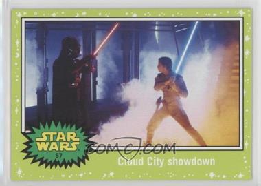 2015 Topps Star Wars: Journey to The Force Awakens - [Base] - Jabba Slime Green Starfield #57 - The Empire Strikes Back - Cloud City showdown