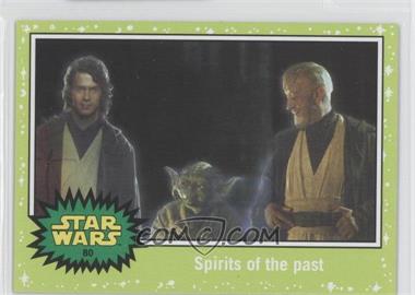 2015 Topps Star Wars: Journey to The Force Awakens - [Base] - Jabba Slime Green Starfield #80 - Return of the Jedi - Spirits of the past