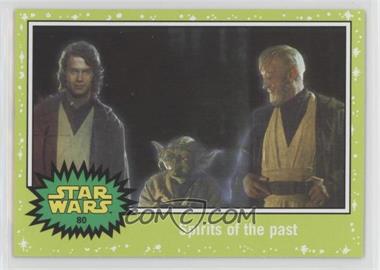 2015 Topps Star Wars: Journey to The Force Awakens - [Base] - Jabba Slime Green Starfield #80 - Return of the Jedi - Spirits of the past