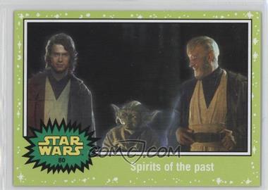 2015 Topps Star Wars: Journey to The Force Awakens - [Base] - Jabba Slime Green Starfield #80 - Return of the Jedi - Spirits of the past