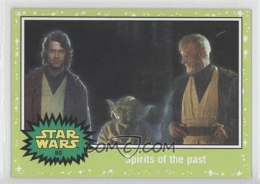 2015 Topps Star Wars: Journey to The Force Awakens - [Base] - Jabba Slime Green Starfield #80 - Return of the Jedi - Spirits of the past