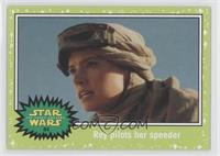 The Force Awakens - Rey pilots her speeder