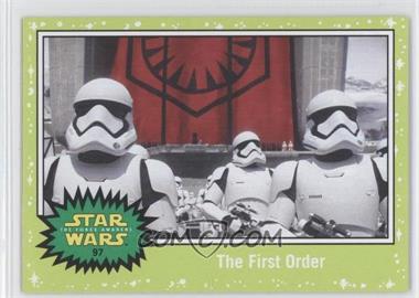 2015 Topps Star Wars: Journey to The Force Awakens - [Base] - Jabba Slime Green Starfield #97 - The Force Awakens - The First Order