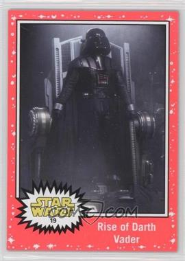 2015 Topps Star Wars: Journey to The Force Awakens - [Base] - Lightsaber Neon Starfield #19 - Revenge of the Sith - Rise of Darth Vader