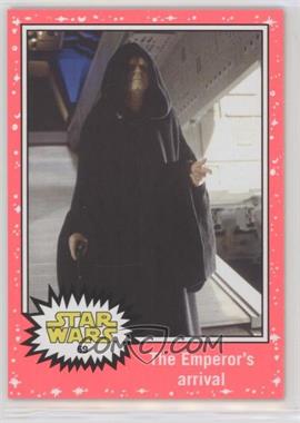 2015 Topps Star Wars: Journey to The Force Awakens - [Base] - Lightsaber Neon Starfield #69 - Return of the Jedi - The Emperor's arrival