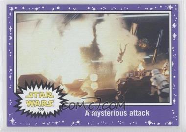 2015 Topps Star Wars: Journey to The Force Awakens - [Base] - Purple Starfield #100 - The Force Awakens - A mysterious attack