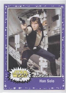 2015 Topps Star Wars: Journey to The Force Awakens - [Base] - Purple Starfield #28 - A New Hope - Han Solo