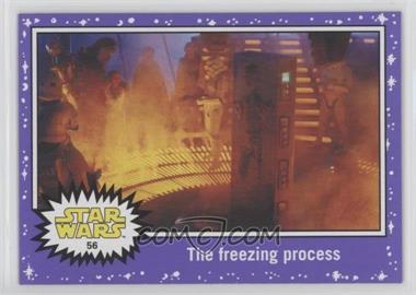 2015 Topps Star Wars: Journey to The Force Awakens - [Base] - Purple Starfield #56 - The Empire Strikes Back - The freezing process