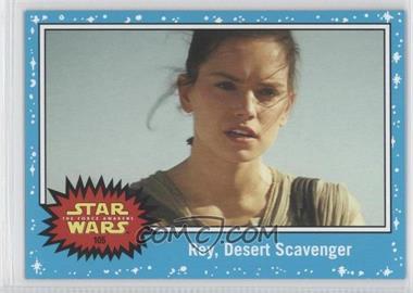 2015 Topps Star Wars: Journey to The Force Awakens - [Base] #105 - The Force Awakens - Rey, Desert Scavenger