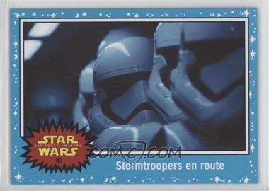 2015 Topps Star Wars: Journey to The Force Awakens - [Base] #83 - The Force Awakens - Stormtroopers en route