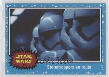 2015 Topps Star Wars: Journey to The Force Awakens - [Base] #83 - The Force Awakens - Stormtroopers en route