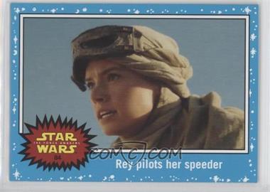 2015 Topps Star Wars: Journey to The Force Awakens - [Base] #84 - The Force Awakens - Rey pilots her speeder