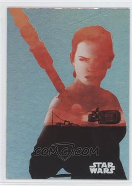 2015 Topps Star Wars: Journey to The Force Awakens - Character Silhouette Foils #F-1 - Rey
