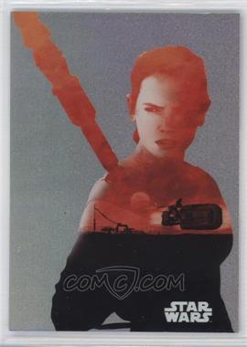 2015 Topps Star Wars: Journey to The Force Awakens - Character Silhouette Foils #F-1 - Rey