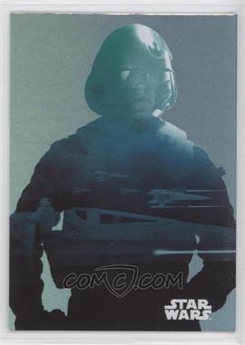 2015 Topps Star Wars: Journey to The Force Awakens - Character Silhouette Foils #F-2 - Poe Dameron