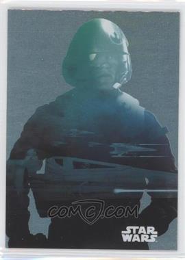 2015 Topps Star Wars: Journey to The Force Awakens - Character Silhouette Foils #F-2 - Poe Dameron