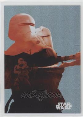 2015 Topps Star Wars: Journey to The Force Awakens - Character Silhouette Foils #F-8 - Flametrooper