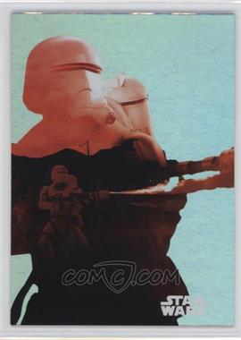 2015 Topps Star Wars: Journey to The Force Awakens - Character Silhouette Foils #F-8 - Flametrooper