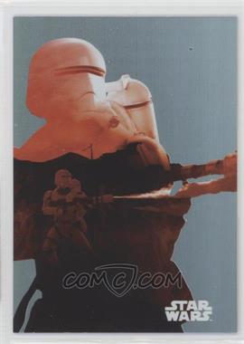 2015 Topps Star Wars: Journey to The Force Awakens - Character Silhouette Foils #F-8 - Flametrooper