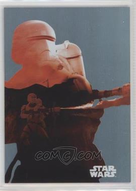 2015 Topps Star Wars: Journey to The Force Awakens - Character Silhouette Foils #F-8 - Flametrooper