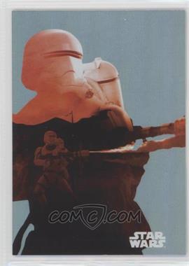 2015 Topps Star Wars: Journey to The Force Awakens - Character Silhouette Foils #F-8 - Flametrooper