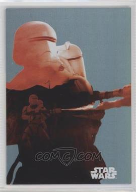 2015 Topps Star Wars: Journey to The Force Awakens - Character Silhouette Foils #F-8 - Flametrooper