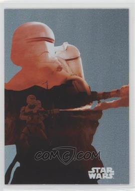 2015 Topps Star Wars: Journey to The Force Awakens - Character Silhouette Foils #F-8 - Flametrooper