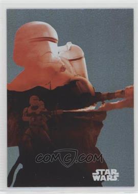 2015 Topps Star Wars: Journey to The Force Awakens - Character Silhouette Foils #F-8 - Flametrooper