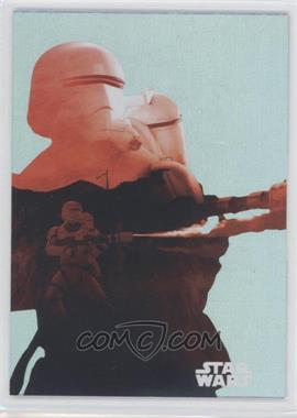 2015 Topps Star Wars: Journey to The Force Awakens - Character Silhouette Foils #F-8 - Flametrooper