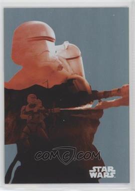 2015 Topps Star Wars: Journey to The Force Awakens - Character Silhouette Foils #F-8 - Flametrooper