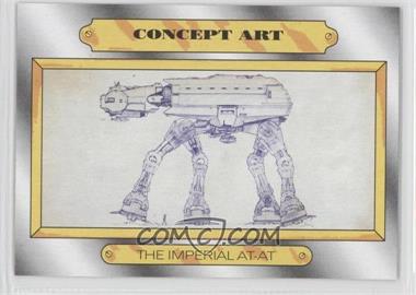 2015 Topps Star Wars: Journey to The Force Awakens - Concept Art #CA-3 - The Imperial AT-AT