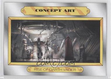 2015 Topps Star Wars: Journey to The Force Awakens - Concept Art #CA-9 - Rise of Darth Vader