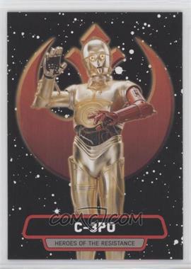 2015 Topps Star Wars: Journey to The Force Awakens - Heroes of the Resistance #R-6 - C-3PO