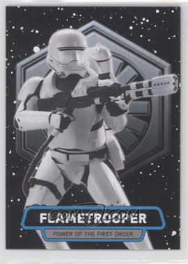 2015 Topps Star Wars: Journey to The Force Awakens - Power of the First Order #FO-5 - Flametrooper