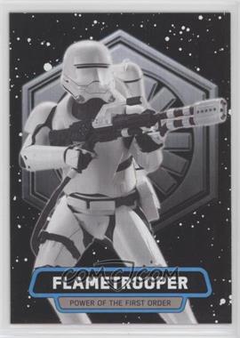 2015 Topps Star Wars: Journey to The Force Awakens - Power of the First Order #FO-5 - Flametrooper