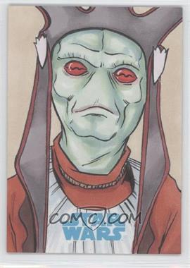 2015 Topps Star Wars: Journey to The Force Awakens - Sketch Cards #_MAHE - Matt Hebb /1